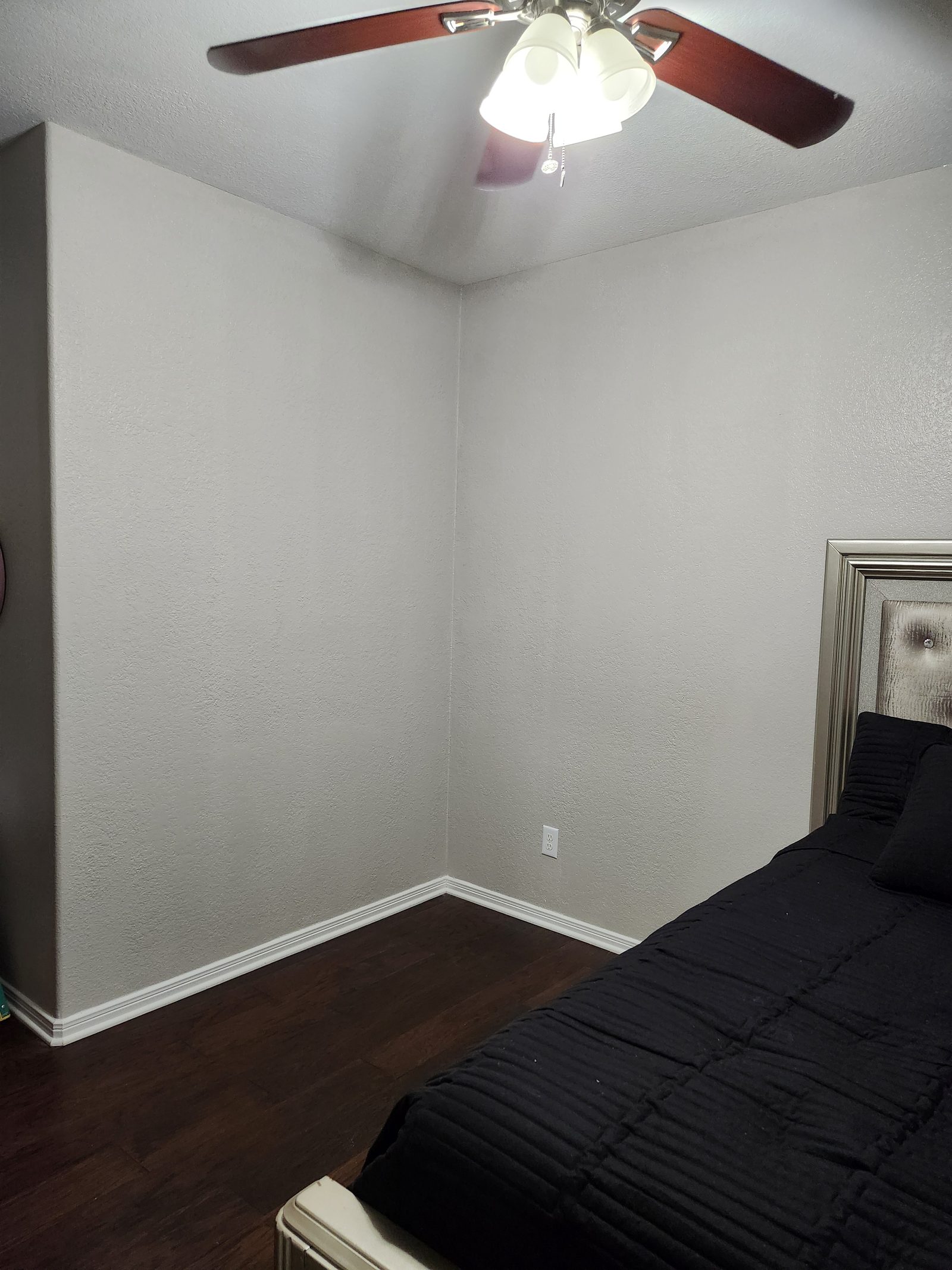 Smooth repaired wall after drywall texture repair in Katy, TX